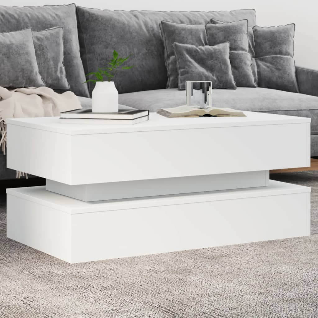 VXL8721012466302_m_en_hd_1.jpg Konferenčný stolík vidaXL s LED svetlami biely 90x50x40 cm – Obrázok 1