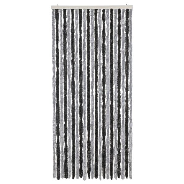 vidaXL Záves proti hmyzu sivý a čierny 90x200 cm ženilka – Obrázok 3