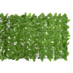vidaXL Balkónová zástena so zelenými listami 200x75 cm – Obrázok 3
