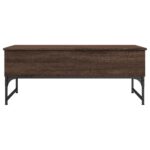 vidaXL Konferenčný stolík hnedý dub 100x50x40 cm kompozitné drevo kov – Obrázok 5