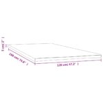 vidaXL Poťah na matrac 120x190x5 cm – Obrázok 7