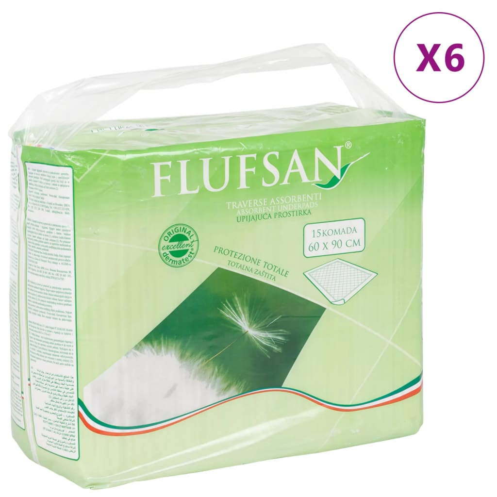 VXL8015013365956_a_en_hd_1.jpg Flufsan Inkontinenčné podložky na posteľ 90 ks 60x90 cm – Obrázok 1