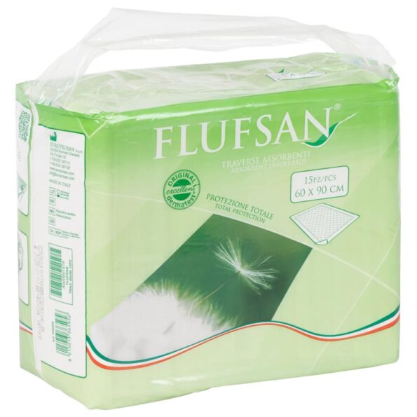 Flufsan Inkontinenčné podložky na posteľ 90 ks 60x90 cm – Obrázok 6