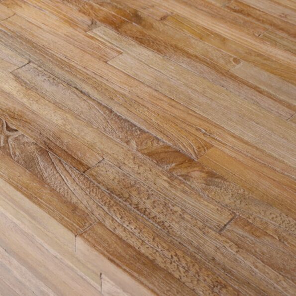 vidaXL Bočný stolík, teakové drevo, 60x60x38 cm – Obrázok 2