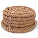 vidaXL Lano zo 100% juty, 14 mm, 100 m