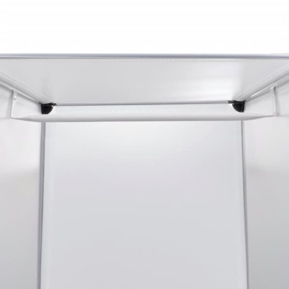 vidaXL Modulárna skrinka s 9 priečinkami 109x36,5x143 cm, biela – Obrázok 5