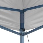 vidaXL Profesionálny skladací párty stan 3x6 m, oceľ, biely – Obrázok 3
