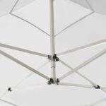 vidaXL Profesionálny skladací párty stan+steny, hliník 2x2 m, biely – Obrázok 2