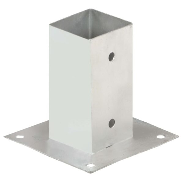 vidaXL Kotvy na stĺpiky 4 ks 71 mm galvanizovaný kov – Obrázok 3