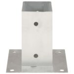 vidaXL Kotvy na stĺpiky 4 ks 71 mm galvanizovaný kov – Obrázok 4