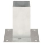 vidaXL Kotvy na stĺpiky 4 ks 71 mm galvanizovaný kov – Obrázok 5