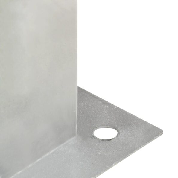 vidaXL Kotvy na stĺpiky 4 ks 71 mm galvanizovaný kov – Obrázok 6