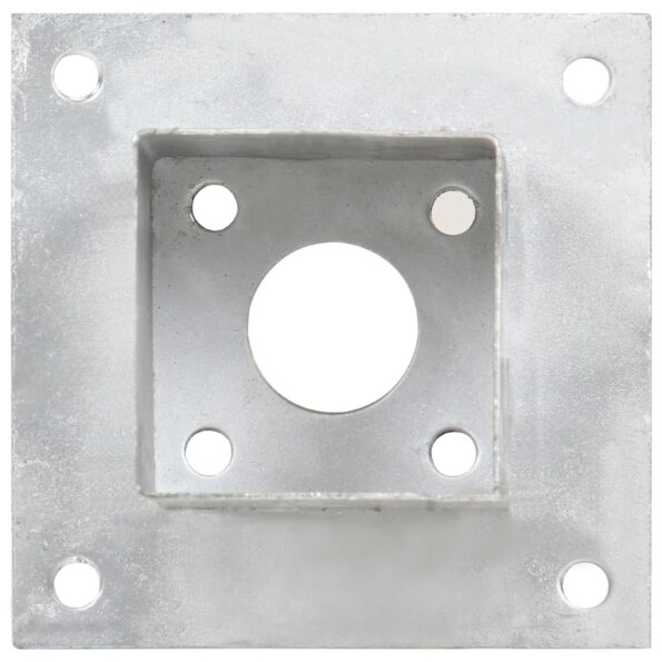 vidaXL Kotvy na stĺpiky 4 ks 81 mm galvanizovaný kov – Obrázok 2