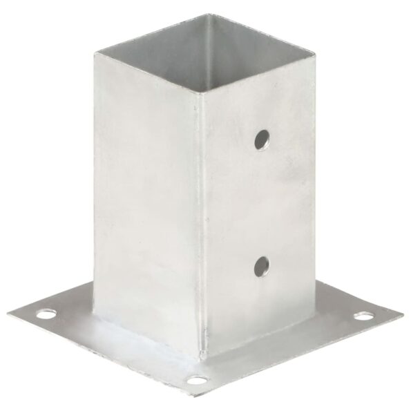 vidaXL Kotvy na stĺpiky 4 ks 81 mm galvanizovaný kov – Obrázok 3