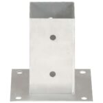 vidaXL Kotvy na stĺpiky 4 ks 81 mm galvanizovaný kov – Obrázok 4