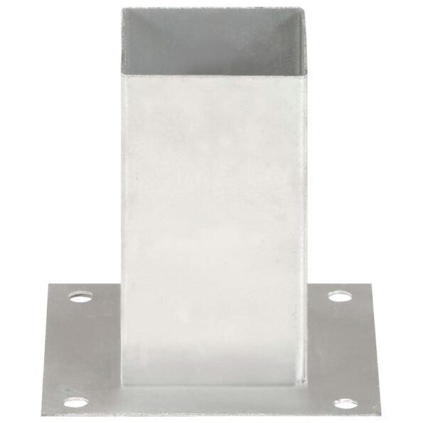 vidaXL Kotvy na stĺpiky 4 ks 81 mm galvanizovaný kov – Obrázok 5