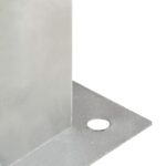 vidaXL Kotvy na stĺpiky 4 ks 81 mm galvanizovaný kov – Obrázok 6