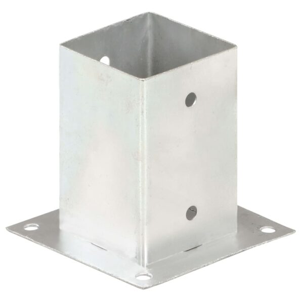 vidaXL Kotvy na stĺpiky 4 ks 91 mm galvanizovaný kov – Obrázok 3