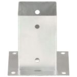 vidaXL Kotvy na stĺpiky 4 ks 91 mm galvanizovaný kov – Obrázok 4