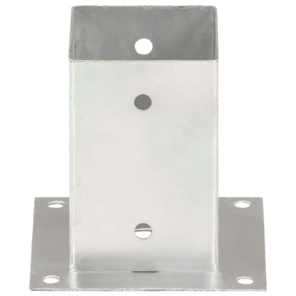 vidaXL Kotvy na stĺpiky 4 ks 91 mm galvanizovaný kov – Obrázok 4