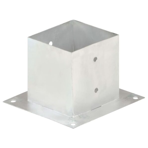 vidaXL Kotvy na stĺpiky 4 ks 141 mm galvanizovaný kov – Obrázok 3