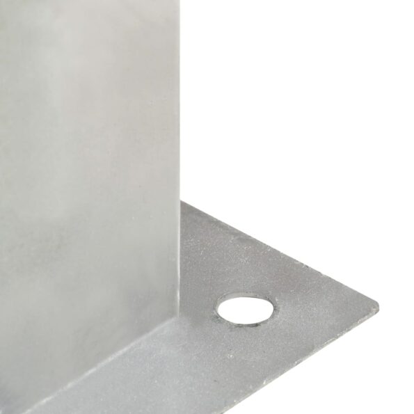vidaXL Kotvy na stĺpiky 4 ks 141 mm galvanizovaný kov – Obrázok 6
