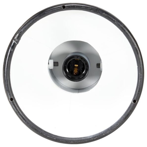 vidaXL Industriálna stropová lampa čierna mangovník E27 – Obrázok 8