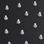 vidaXL Dažďová sprchová hlavica, oceľ 50 cm, okrúhla, čierna – Obrázok 2