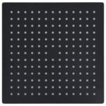 vidaXL Dažďová sprchová hlavica, oceľ 30x30 cm, štvorcová, čierna – Obrázok 4