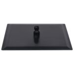 vidaXL Dažďová sprchová hlavica, oceľ 30x30 cm, štvorcová, čierna – Obrázok 6