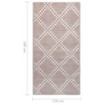 vidaXL Vonkajší koberec ARAKIL hnedý 120x180 cm PP – Obrázok 7