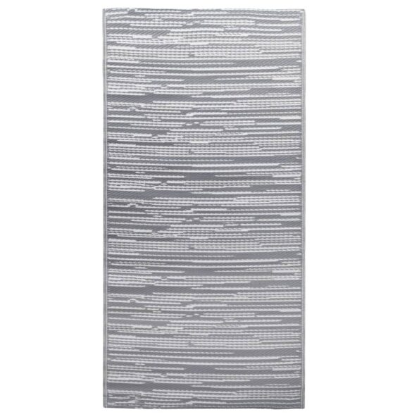 vidaXL Vonkajší koberec ARAKIL sivý 120x180 cm PP – Obrázok 2
