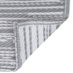 vidaXL Vonkajší koberec ARAKIL sivý 120x180 cm PP – Obrázok 6