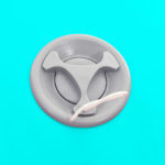 vidaXL Nafukovací gymnastický valec s pumpou 120x75 cm PVC zelený – Obrázok 2