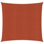 vidaXL Tieniaca plachta 160 g/m², tehlová 4x4 m, HDPE