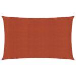 vidaXL Tieniaca plachta 160 g/m², tehlová 3x6 m, HDPE