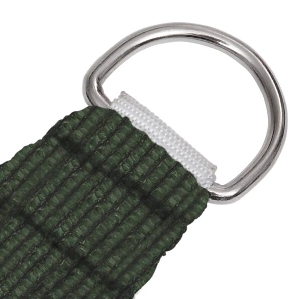 vidaXL Tieniaca plachta 160 g/m², tmavozelená 3x5 m, HDPE – Obrázok 4