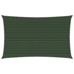 vidaXL Tieniaca plachta 160 g/m² tmavozelená 3x6 m HDPE