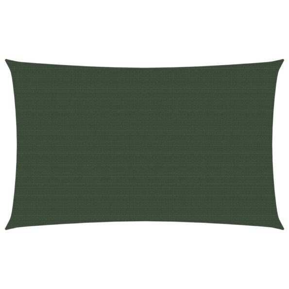 vidaXL Tieniaca plachta 160 g/m² tmavozelená 3x6 m HDPE – Obrázok 1