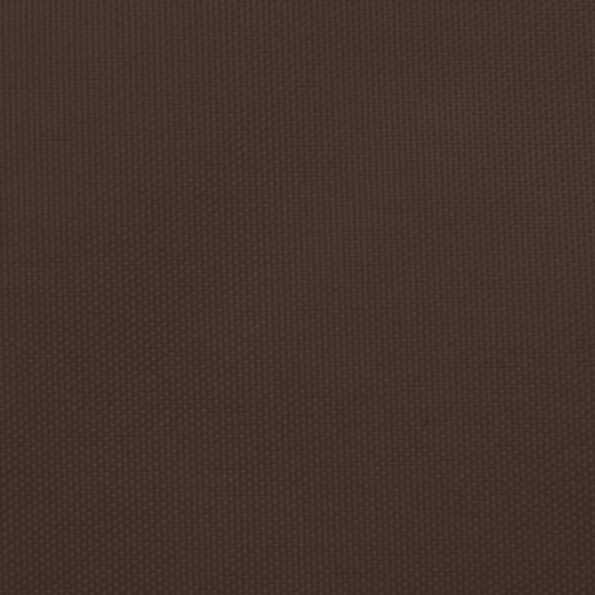 vidaXL Tieniaca plachta oxfordská látka obdĺžniková 2,5x3,5 m hnedá – Obrázok 2