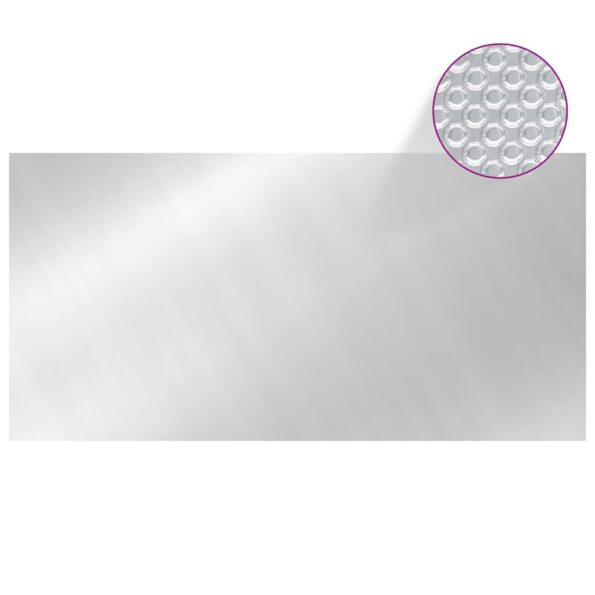 vidaXL Bazénová plachta strieborná 549x274 cm PE – Obrázok 3