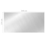 vidaXL Bazénová plachta strieborná 549x274 cm PE – Obrázok 5