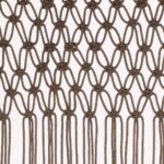 vidaXL Záclona macrame sivo-hnedá 140x240 cm bavlna – Obrázok 4