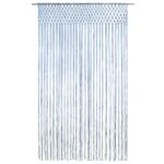 vidaXL Záclona macrame modrá 140x240 cm bavlna – Obrázok 2