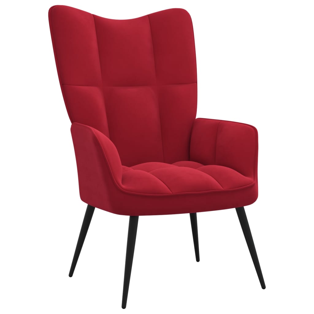 VXL8720286424490_a_en_hd_1.jpg vidaXL Relaxačné kreslo vínovo-červené zamat – Obrázok 1