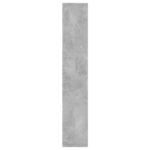 vidaXL Nástenná polica, betónovo sivá 36x16x90 cm, kompozitné drevo – Obrázok 5