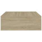 vidaXL Konferenčný stolík, dub sonoma 100x100x35 cm, kompozitné drevo – Obrázok 6
