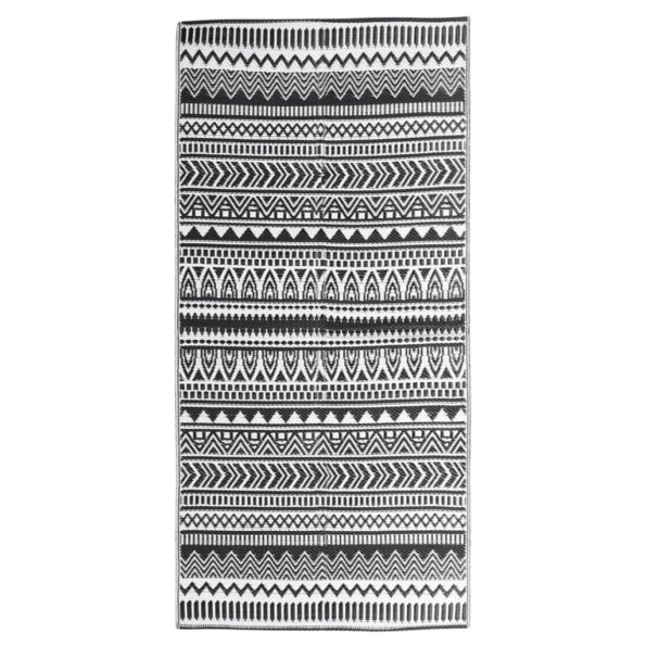 vidaXL Vonkajší koberec ARAKIL čierny 80x150 cm PP – Obrázok 2