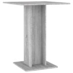 vidaXL Bistro stolík sivý sonoma 60x60x75 cm spracované drevo – Obrázok 2
