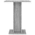 vidaXL Bistro stolík sivý sonoma 60x60x75 cm spracované drevo – Obrázok 5